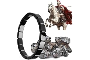 VIVIZEN Hermes, braccialetto regolabile in ematite magnetica, ispirato ai guerrieri romani e vichinghi, per uomini e donne (pezzo singolo)