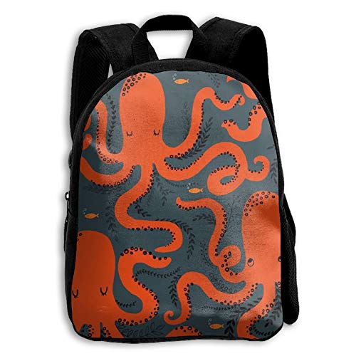 Preisvergleich Produktbild Kinder-Rucksack mit Fischen, Rot