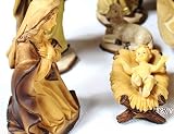 Figuren für große Weihnachtskrippen aus Holz hochwertige Krippenfiguren KFG-HO Holzfiguren-OPTIK handbemalt und GEBEIZT – präsise saubere Gesichtszüge Mienen natürliche Mimik - 5