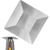 Chaffage Terrasse Dôme Chauffage Propane Kasmole 33 Pouces - Déflecteur Chaleur Terrasse Universel Dôme Aluminium 33 Pouces