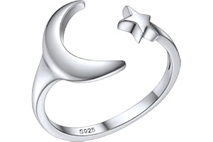 PROSILVER Solid 925 Sterling Silver Rings for Women, With S925 Stamp, Adjustable Toe Rings (Send Gift Box)