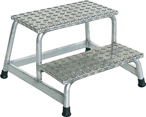 Preisvergleich Produktbild Arbeitspodest 2 Stufen Podest-H.400mm Alu.-Riffelblech