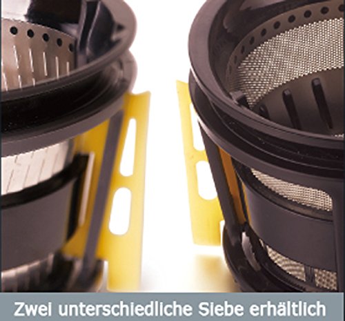 Acopino 360 Delicato Slow Juicer Kaltpress-Entsafter mit Press-Schnecken-Technik für ganze Früchte, rot - 4