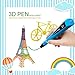 Produktbild 3D Pen Kinder, MODAR 3D Stift kompatibel mit 1,75 mm PLA/ABS Filament, 3D Drucker Stift Set schönes Geschenk für Kinder, Potenzial von Kinder erschließen, umweltfreundlich und harmlos, Blau