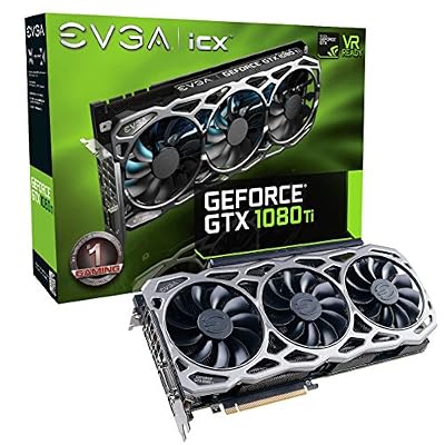 EVGA GeForce GTX 1080 Ti FTW3 GAMING - Carte graphique - GF GTX 1080 Ti - 11 Go GDDR5X - PCIe 3.0 x16 - DVI, HDMI, 3 x DisplayPort