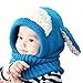 Ukamshop(TM)Winter Baby Kids Girls Boys Warm Woolen Coif Hood Scarf Caps Hats (Blue)