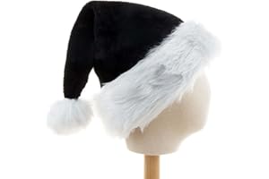 KFZR Santa Hat Christmas For Adults Xmas Hats New Year Festive Party Supplies Holiday Unisex Velvet Comfort