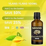 FREE UK poste estándar. Aceite esencial de ylang Ylang de 100 ml para difusor de aceites esenciales de aromaterapia natural para quemador de aceite