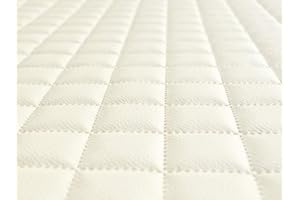 Lederkonzept Tissu d’ameublement au mètre en simili-cuir stratifié, matelassé 31 Weiß