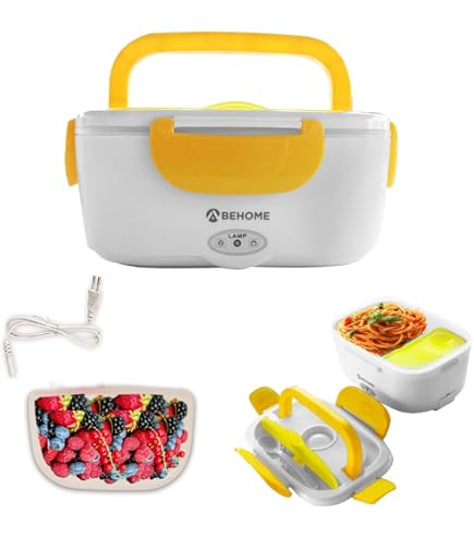 Réchauffeur Aliments Electrique Beper - 2 Récipients Amovibles (1000ml + 450ml) - 220V - Rouge