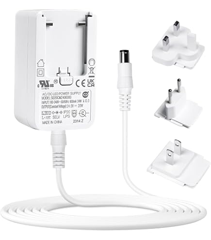 VALBERG chargeur secteur 25V 29V 0.5A aspirateur prise fine coloris