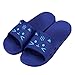 Produktbild Malloom® Männer Cartoon Katze Flach Bad Hausschuhe Sommer Sandalen Indoor & Outdoor Hausschuhe Cartoon Katze Katze Rutschfeste Boden Drag Bad Hausschuhe (40, Blau)