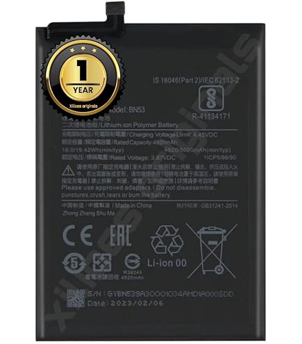 BATTERIE ORIGINALE BN53 XIAOMI REDMI NOTE 9 PRO MAX 6.7 5020mAh 19,4Wh 3,85V OEM ORIGINE KIT OUTILS GENUINE BATTERY TOOLS - Téléphonie