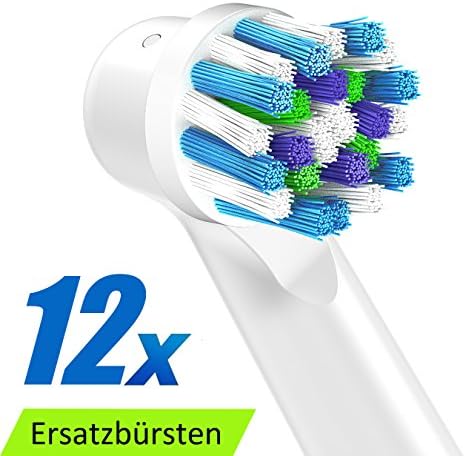 ITECHNIK Replacement Oral B Toothbrush Head for Cross Action Toothbrush Heads EB50, Toothbrush Heads Compatible Oral B Electric Toothbrush Care, Pack 12 Count
