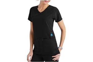 Smart Uniform Cross-Flex 3 Pocket Y-Neck Top