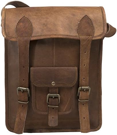 AmazonBasics Laptop and Tablet Cases Men And Women Vintage Genuine Leather Laptop Briefcase messenger satchel bag Handmade