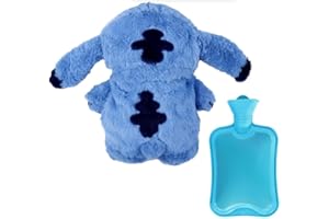 SkyJoy®boule acqua calda, morbida bottiglia d'acqua calda in peluche con rivestimento rimovibile, scaldamani per bambini e adulti，borsa acqua calda peluche，borse acqua calda，borsa acqua calda piccola