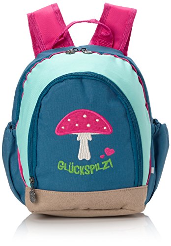 Preisvergleich Produktbild Adelheid Kinder Glückspilz Kinderrucksack Unisex-Kinderhandtasche, Türkis (Petrol 211), 22x19x15 cm