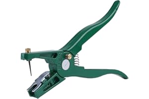 HILITAND 1 Pezzo Farm & Ranch Bestiame Animal Tag Pinze con Pin di ricambio Applicatore per l'installazione di Pigs Bovini Vacca Capra Strumenti di strumenti per animali