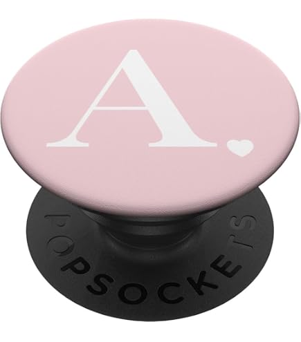 PopGrip Mit Monogramm M – Schwarzer Schmetterling & Minzgrün, Wechselbarer Halter Fürs Handy