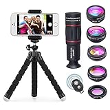 lentes universales bagly 【18X TELESCOPIO LEN】: es ideal para el enfoque manual. El anillo de enfoque permite el ajuste con la mano libremente. Puede cambiar el enfoque de la imagen para obtener mejores efectos y acercar el zoom a sujetos distantes y obtener esa imagen de alta resolución incluso desde lejos. Puede usarse sin el teléfono y puede funcionar como monocular.