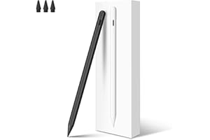MEKO Penna per Apple iPad 2018-2025 con potenza di ricarica rapida, penna con palm rejection e sensibilità di inclinazione, penna per iPad 6-10/A16, Pro M4/13,11", 12.9", Mini 5.-7., Air M2/M3 3.-5.