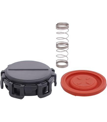 HANZOU Kit Di Riparazione Del Coperchio Della Valvola PCV Motore Con Membrana, Adatto For Peugeot, 107 207 206 307 Citroen C1 C2 C3 Ford 1.4 HDI 0361.Q5 9648315780 Coperchio Valvola Pcv Motore(X1 - 2