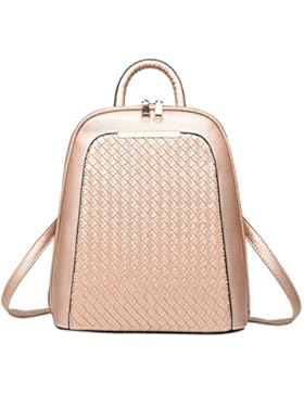 MissFox Damen Vintage Rucksack Schultasche Daypacks Für Outdoor Sports