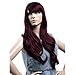 Price comparison product image Songmics Lolita Wig Red Wine Long 62 cm Female Wigs WFY062