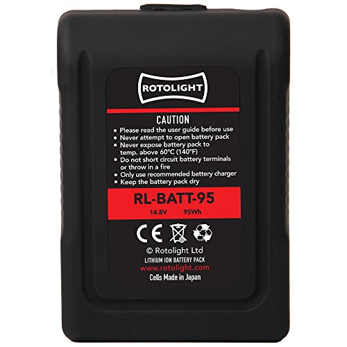 Rotolight Rl-Batt-95 Batteria Agli Ioni di Litio, Nero