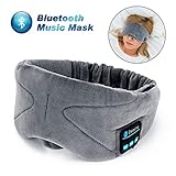 Bluetooth Sleep Eye Mask Wireless Headphones, WUMINGLU Upgraded Bluetooth 4.2 Sl