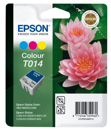 Epson T0144 Cartouche d'encre d'origine Couleur pour SC480 SXU 580 C20 C40
