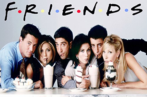 F.R.I.E.N.D.S series poster Wall Poster TV Series ,(18X12) BY Vprint
