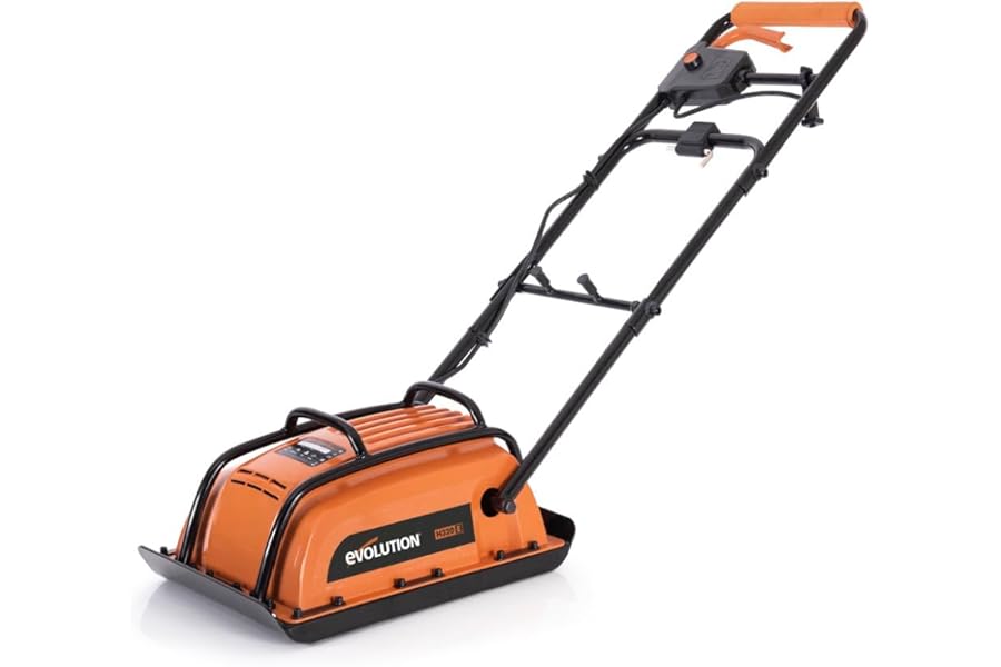 Evolution Power Tools H320-E Hulk Electro Plate Compactor, Electric - Ideal For Levelling Pavement, Artificial Turf Ground Preparation, Patio, Blockwork, Sand, Soil & More - 3 Year Warranty, 230V