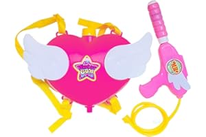 Pistolet à Eau Sac à Dos, BESTZY Pistolet à Eau istolet à Eau Plage Jouet Pistolet À Eau ​Sac À Dos Pulvérisateur Grande Capacité avec Bretelles Réglables é pour Extérieure Jardin Plage Piscine