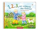 1,2,3, wer entdeckt das Osterei?: Mein Fingerspurbuch by