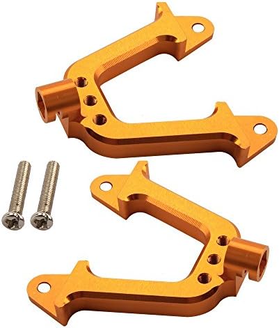 Yiguo Gold SCX10 Upgrade Parts Aluminum Rear Shock Tower for 1/10 RC Rock Crawler Set of 2