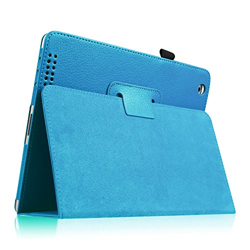 Fintie iPad 2 / 3 / 4 Hülle Case – Folio Slim Fit Kunstleder Schutzhülle Cover Tasche Etui mit Auto Schlaf / Wach Funktion für Apple iPad 2 / iPad 3 / iPad 4, Blau - 7