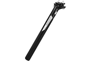 ENGWE MTB Tige de Selle vélo 27.2/30.9/31.6mm, Tube de Selle vélo en Alliage d'aluminium 350mm/400mm, Tige de Selle à Suspension pour VTT et vélo de Route, MBX