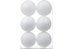 10CM Weihnachtsdeko Weihnachtskugeln, 6 Stücke Bruchsiche Christbaumkugeln Ornamente Weihnachtsbaumschmuck für Weihnachtsbaum Christbaumkugeln Weihnachtsdekoration Kugeln