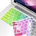 Produktbild Incutex QWERTZ Silikon Tastaturschutz Tastenschutz Kratzschutz geeignet für MacBook (deutsche Tastenfolge) Bunt