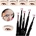 JaneDream New 1piece Triangle water-resistant Double Eyebrow Pencil with Brush Automatic