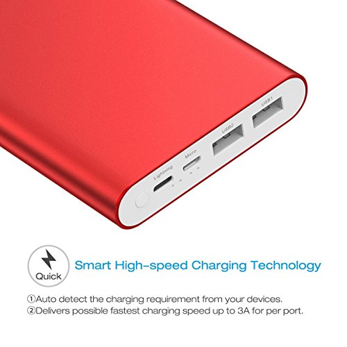 Poweradd Pliot 4GS Plus 20000mAh Cargador Pot til con Lightning y Micro Entrada 3 6A para iPhone iPad iPod Samsung m s Otros Tel fonos y Tabletas - Rojo Apple y Micro Cable Incluido reviews Poweradd Pliot 4GS Plus 20000mAh Cargador Pot til con Lightning y Micro Entrada 3 6A para iPhone iPad iPod Samsung m s Otros Tel fonos y Tabletas - Rojo Apple y Micro Cable Incluido