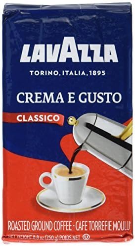 Lavazza Crema E Gusto Ground Coffee, 250g (Pack Of 20)