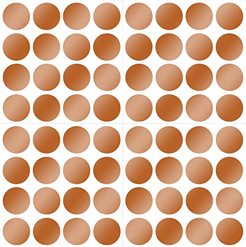 Wallpops "Kupfer-Effekt" Konfetti Dots
