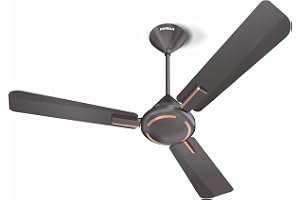 Havells 1200mm Ambrose Energy Saving High Speed Ceiling Fan|Premium Finish, Deco.Fan, Elegant Looks, High Air Delivery| |2 Yr Warranty by Brand | (Pack of 1, Copper)