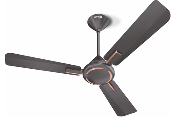 Havells 1200mm Ambrose Energy Saving High Speed Ceiling Fan|Premium Finish, Deco.Fan, Elegant Looks, High Air Delivery| |2 Yr