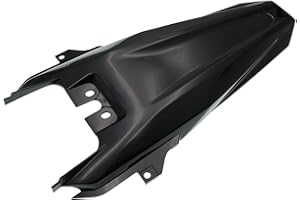 MOTOFLOW Parafango posteriore adatto per Yamaha WR 125 X/R dal 2009 al 2013, colore nero