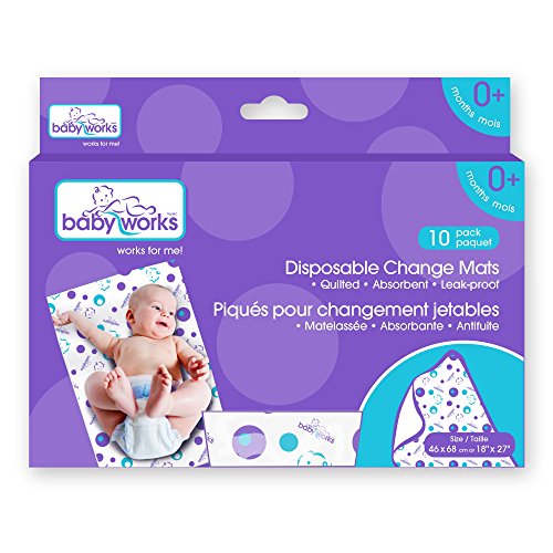 Baby Works Disposable Changing Mats (Pack of 10)