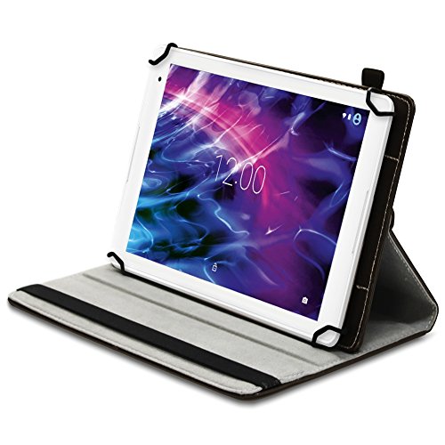 Medion Lifetab P9702 X10302 P10400 P10506 P10505 Tablet Robuste Universal Tablet Schutzhülle aus hochwertigem Kunstleder Hülle Tasche Standfunktion 360° Drehbar kombiniert Schutz und Design mit den Motiv Dont Touch my Pad Cover Case Universal von UC-Express - 2
